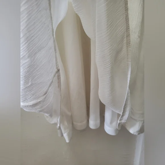 Zara White Cut Out Dress - Picture 7 of 8